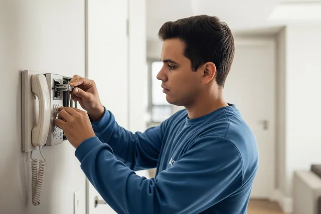 Centrais telefônicas e interfones